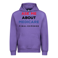 Tulip ask me about medicare final expense Urban Hoodie - linhVisuals