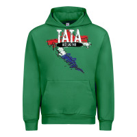 Emerald mens tata croatian father croatia bester papa father's day Urban Hoodie - linhVisuals