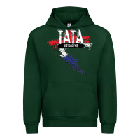 Forest Green mens tata croatian father croatia bester papa father's day Urban Hoodie - linhVisuals