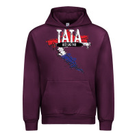 Mauve Wine mens tata croatian father croatia bester papa father's day Urban Hoodie - linhVisuals