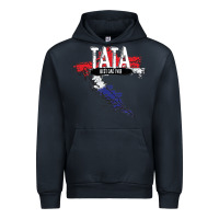 Navy mens tata croatian father croatia bester papa father's day Urban Hoodie - linhVisuals