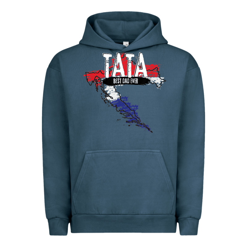Mens Tata Croatian Father Croatia Bester Papa Father's Day Urban Hoodie by linhVisuals | Teevron