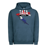 Pigment Midnight Navy mens tata croatian father croatia bester papa father's day Urban Hoodie - linhVisuals