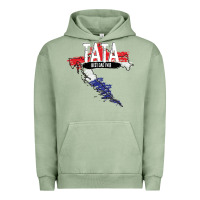 Pigment Oil Green mens tata croatian father croatia bester papa father's day Urban Hoodie - linhVisuals