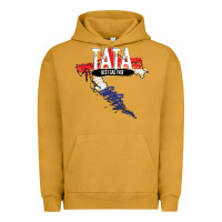 Pigment Peanut Butter mens tata croatian father croatia bester papa father's day Urban Hoodie - linhVisuals