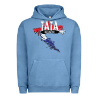 Pigment Pebble Blue mens tata croatian father croatia bester papa father's day Urban Hoodie - linhVisuals