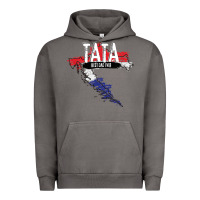 Pigment Tornado mens tata croatian father croatia bester papa father's day Urban Hoodie - linhVisuals