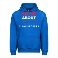 Cobalt ask me about medicare final expense Urban Hoodie - linhVisuals