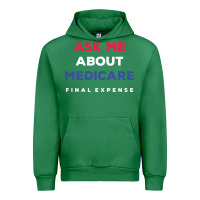 Emerald ask me about medicare final expense Urban Hoodie - linhVisuals