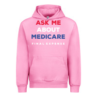 Fuchsia Pink ask me about medicare final expense Urban Hoodie - linhVisuals