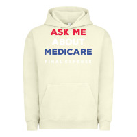 Pigment Pistachio ask me about medicare final expense Urban Hoodie - linhVisuals
