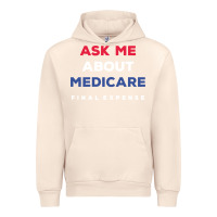 Sandshell ask me about medicare final expense Urban Hoodie - linhVisuals