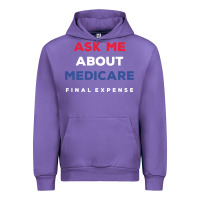 Tulip ask me about medicare final expense Urban Hoodie - linhVisuals