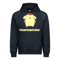 Navy pompompurin character front and back t shirt Urban Hoodie - linhVisuals