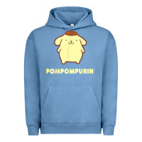 Pigment Pebble Blue pompompurin character front and back t shirt Urban Hoodie - linhVisuals
