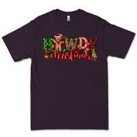 Plum howdy christmas gingerman bread with cowboy Premium Tee - CowGirlArtShop