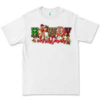 White howdy christmas gingerman bread with cowboy Premium Tee - CowGirlArtShop