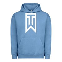 Pigment Pebble Blue tiger Urban Hoodie - linhVisuals