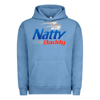 Pigment Pebble Blue mens natty daddy dad bod light humor beer lover father's day Urban Hoodie - linhVisuals