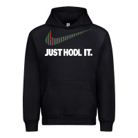Black just hodl it Urban Hoodie - linhVisuals