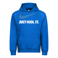 Cobalt just hodl it Urban Hoodie - linhVisuals