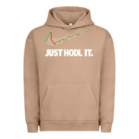 Pigment Burro just hodl it Urban Hoodie - linhVisuals