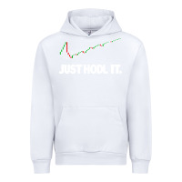 White just hodl it Urban Hoodie - linhVisuals