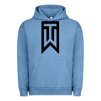 Pigment Pebble Blue tiger Urban Hoodie - linhVisuals