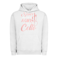 Pigment Lunar Rock never underestimate a girl with a cello Urban Hoodie - linhVisuals