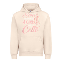 Sandshell never underestimate a girl with a cello Urban Hoodie - linhVisuals