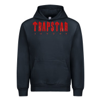 Navy trapstar Urban Hoodie - linhVisuals