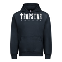 Navy trapstar Urban Hoodie - linhVisuals