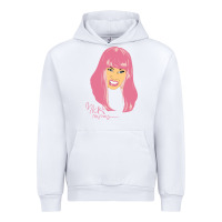 White nicki Urban Hoodie - linhVisuals