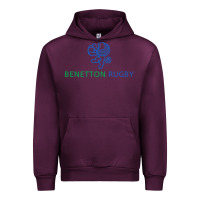 Mauve Wine benetton rugby Urban Hoodie - linhVisuals