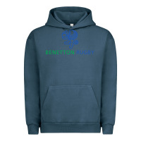 Pigment Midnight Navy benetton rugby Urban Hoodie - linhVisuals