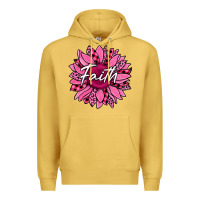 Antique Gold faith breast cancer awareness sunflower Premium Hoodie - Jasminsmagicworld