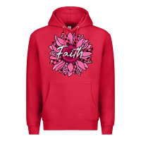 Cardinal faith breast cancer awareness sunflower Premium Hoodie - Jasminsmagicworld