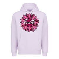 Lilac faith breast cancer awareness sunflower Premium Hoodie - Jasminsmagicworld
