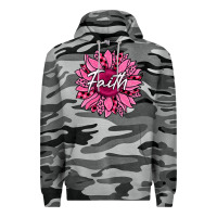 Slate Camo faith breast cancer awareness sunflower Premium Hoodie - Jasminsmagicworld