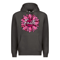 Smoke faith breast cancer awareness sunflower Premium Hoodie - Jasminsmagicworld
