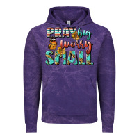 Cloud Purple pray big worry small Vintage Hoodie - BundleAndBundleShop