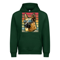 Forest Green retro vintage german shepherd german shepherd dog gift Urban Hoodie - linhVisuals