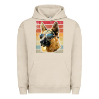 Pigment French Oak retro vintage german shepherd german shepherd dog gift Urban Hoodie - linhVisuals