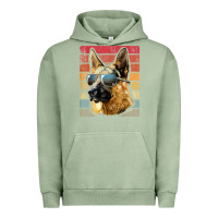 Pigment Oil Green retro vintage german shepherd german shepherd dog gift Urban Hoodie - linhVisuals
