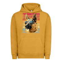 Pigment Peanut Butter retro vintage german shepherd german shepherd dog gift Urban Hoodie - linhVisuals
