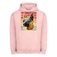 Pigment Salmon retro vintage german shepherd german shepherd dog gift Urban Hoodie - linhVisuals