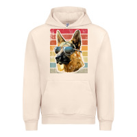 Sandshell retro vintage german shepherd german shepherd dog gift Urban Hoodie - linhVisuals