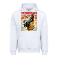 White retro vintage german shepherd german shepherd dog gift Urban Hoodie - linhVisuals