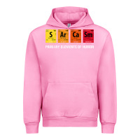 Fuchsia Pink sarcasm elements of humor periodic table graphic Urban Hoodie - linhVisuals