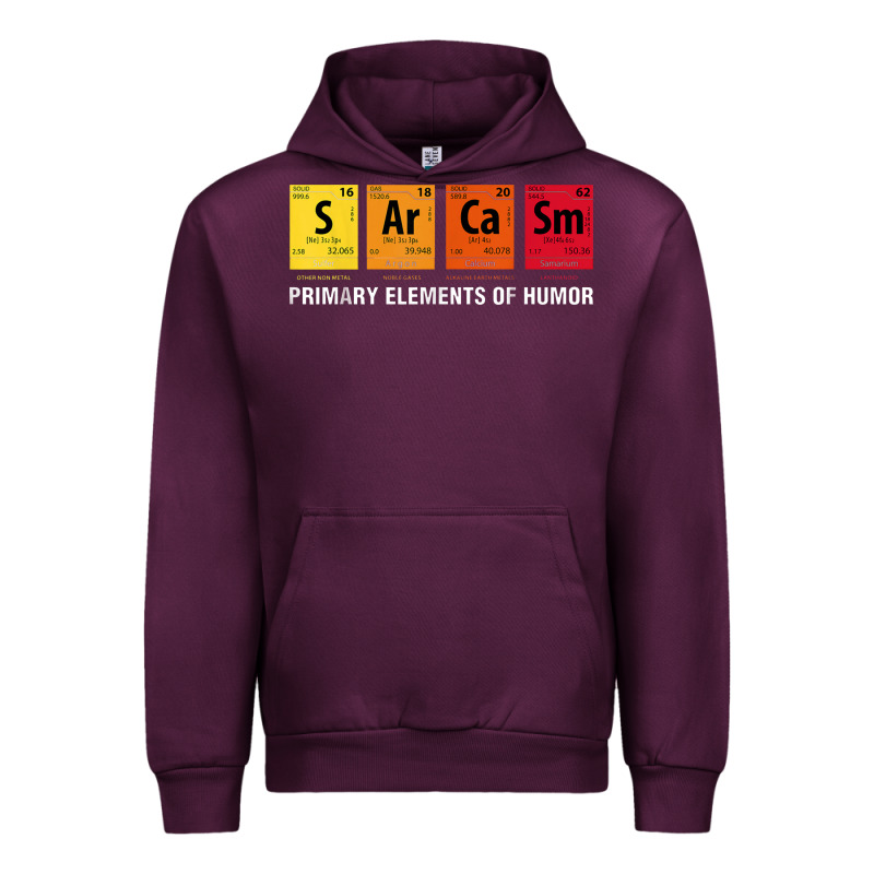 Sarcasm Elements Of Humor Periodic Table Graphic Urban Hoodie by linhVisuals | Teevron